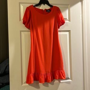 Lulus Bright Orange/Red Dress